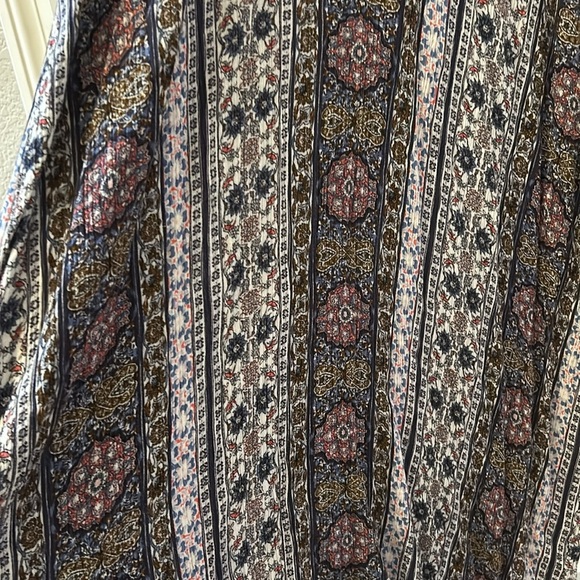 Knox Rose slip dress. Spaghetti strap. V neck. High/low hem. EUC. Hippie. Boho - Picture 5 of 11